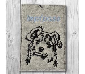 Stickdatei - Australian Shepherd Silhouette